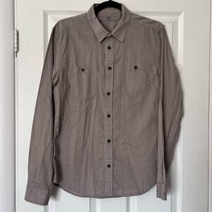 Staff Lightweight Cotton Button-Down Shirt - Size L
